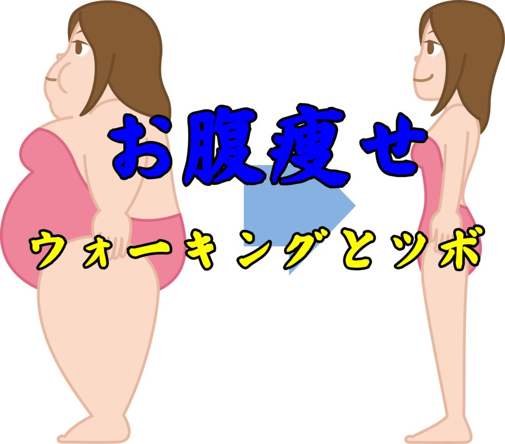 お腹痩せにはウォーキングが効果的?お腹痩せにいいツボって?どこ?